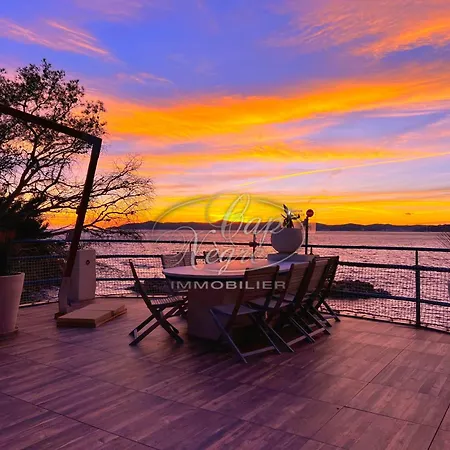 Pieds Dans L'eau Pour 10 Personnes Avec Port Prive Et Rooftop A Cavaliere Βίλα Le Lavandou